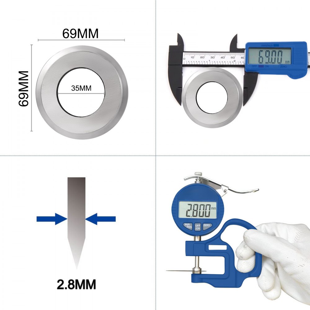 Vevor Abisoliermaschine Kabelschälmaschine Klingen-set 6 Kabelschäler Zubehör