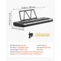 VEVOR Digitalpiano 61 Tasten Halbgewichtet E-Piano Elektronisches Keyboard für Anfänger und Musikliebhaber, 100 Klänge und Rhythmen, mit HiFi-Stereolautsprecher, Notenablage, USB-/MIDI-Anschluss
