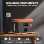 VEVOR 300W Tragbare Powerstation Solargenerator Stromgenerator 296Wh für Camping