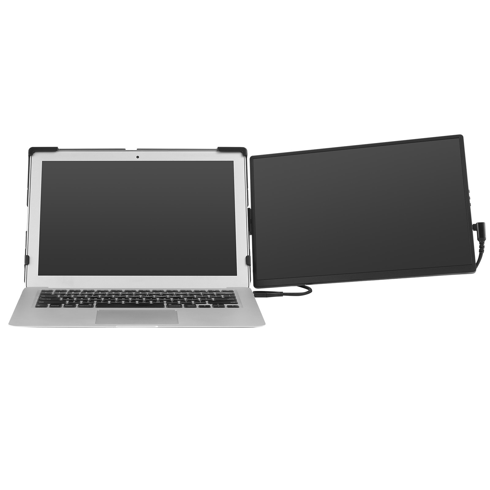 VEVOR 14-Zoll-Laptop-Bildschirm-Extender, tragbarer Full HD 1080P-Monitor für 13-17-Zoll-Laptops, Laptop-Monitor-Extender USB-C- und Mini-HDMI-Anschluss, kompatibel mit Mac, Wins, Android, Switch, PS4