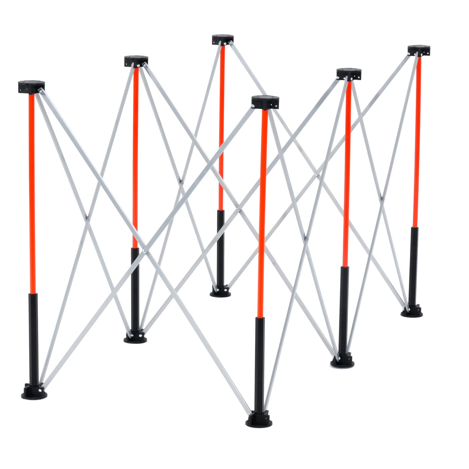 VEVOR tragbarer klappbarer Montageständer (1266 x 665 x 733 mm), zusammenfaltbare Werkbank Werkbankständer mit 1135 kg Tragkraft & Aufbewahrungstasche (keine Tischplatte) für Garage Werkstatt