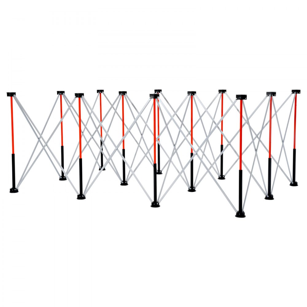 VEVOR Portable Folding Assembly Stand (1865 x 1261 x 733 mm), Collapsible Workbench Stand with 2041 kg Load Capacity & Storage Bag (no tabletop) for Garage Workshop