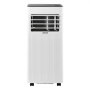 VEVOR Mobile Klimaanlage 9000 BTU 2,6 kW mit Abluftschlauch, 3-in-1 Mobiles Klimagerät mit Kühlung Ventilation Entfeuchtung, Tragbare Klimaanlage mit LED-Display Fernbedienung 24h-Timer für Indoor