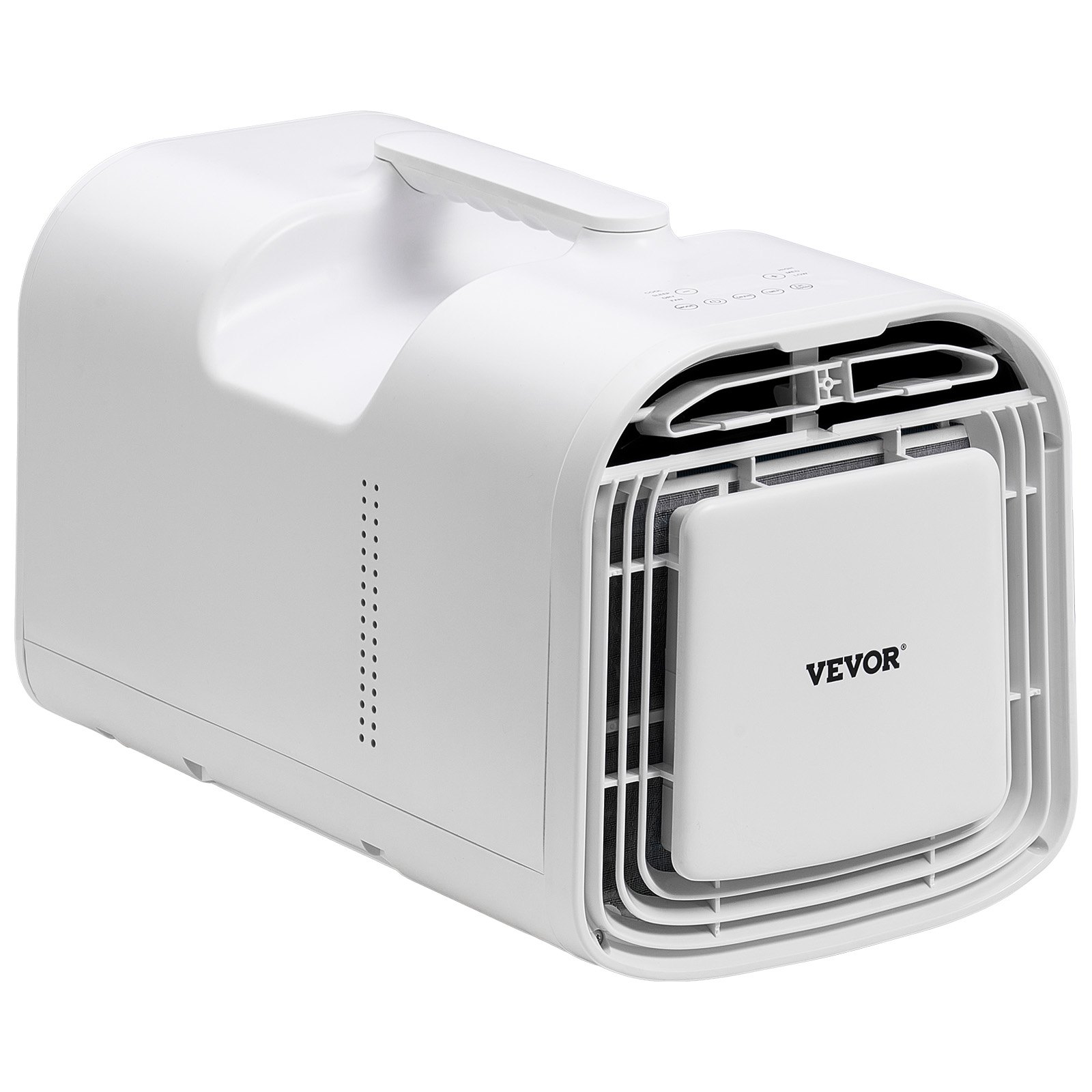 VEVOR Mobile Klimaanlage, 4250 BTU 3-Gang-Klimagerät mit 24-Stunden-Timer, ferngesteuerter Kühler, einstellbare Temperatur 16–32 °C, für Camping im Freien, Wohnmobile oder Heimgebrauch, 510x270x315mm
