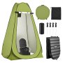 VEVOR Portable Toilet Kit, 150 kg Load Capacity, Folding Camping Toilet with Pop-Up Privacy Tent, Outdoor Travel Potty for Adults with Carry Bags, Trash Bags, Suitable for RV Travel, Camping, Hiking