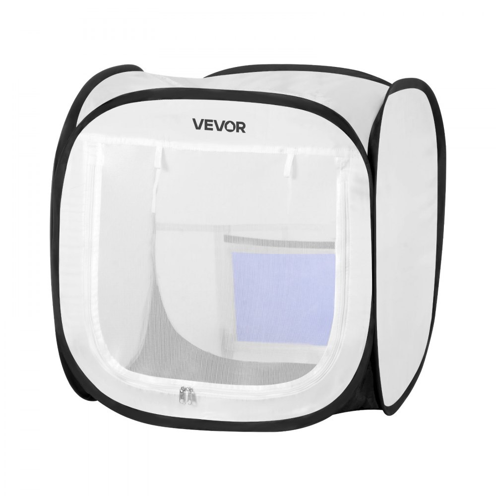 VEVOR tragbares Lackierkabinenzelt (40,5x40,5x43 cm Arbeitsbereich) Pop-Up-Sprühfarbenzelt für Sprühmalerei, wasserfeste Farbkabine für kleine Modelle Skulpturen Vasen Bilderrahmen Pop-Up-Design