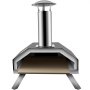 VEVOR BBQ Pizzaofen 30 cm, 76,4 x 44,3 x 54,5 cm Pizzaofen Outdoor Holzbackofen Edelstahl Pizza Backofen, Pizzaofen mit Klappbaren Vier Füßen, Pizzaofen für Steak, Hühnchen, Wurst, Fisch, Pizza