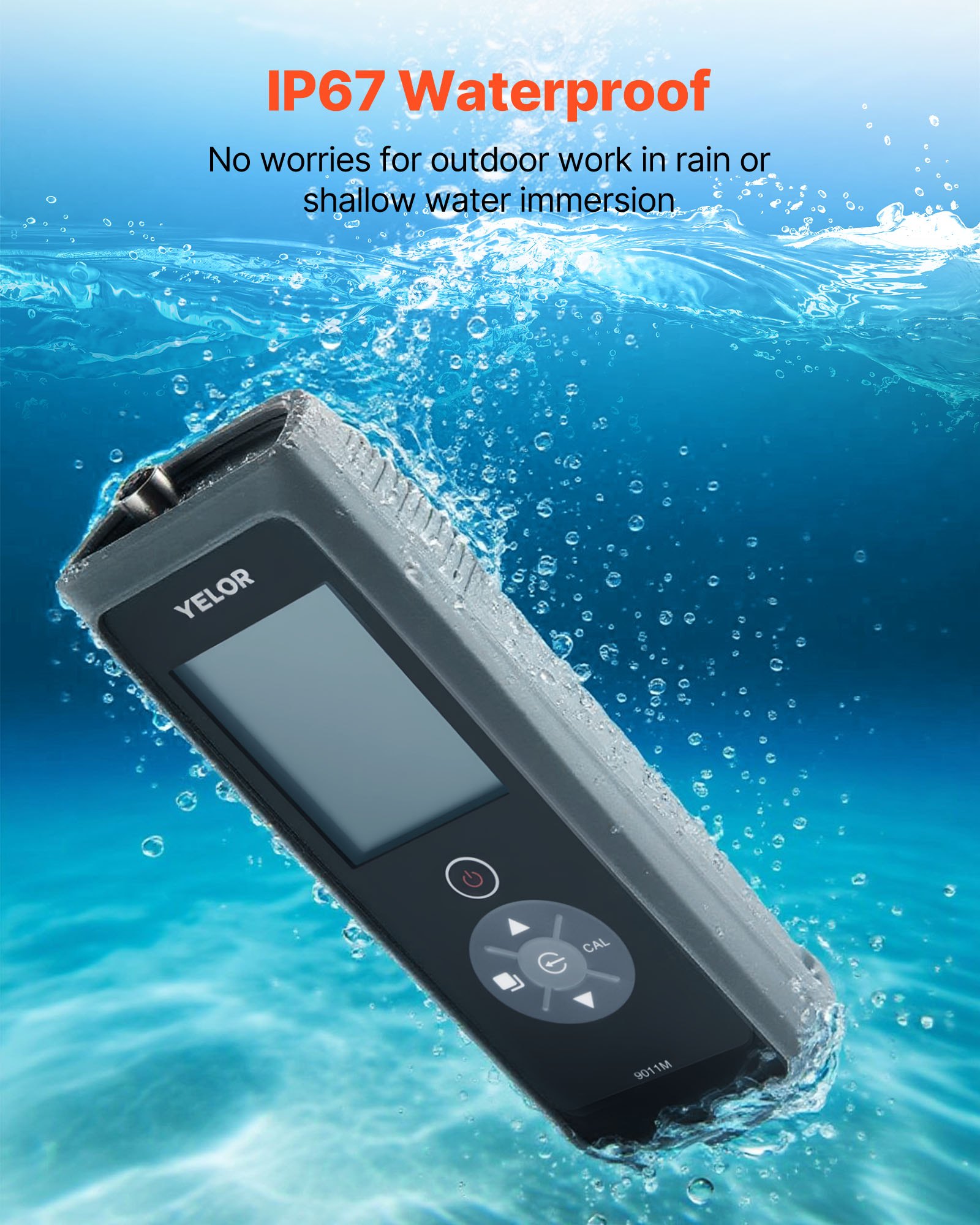 VEVOR Dissolved Oxygen Meter, 0.0-20.0 mg/L Measurement Range, Portable Dissolved Oxygen Tester Kit with 4 m Electrode Cable, Membrane Set and Carrying Case, Data Sets Storage, DO Meter for Ponds