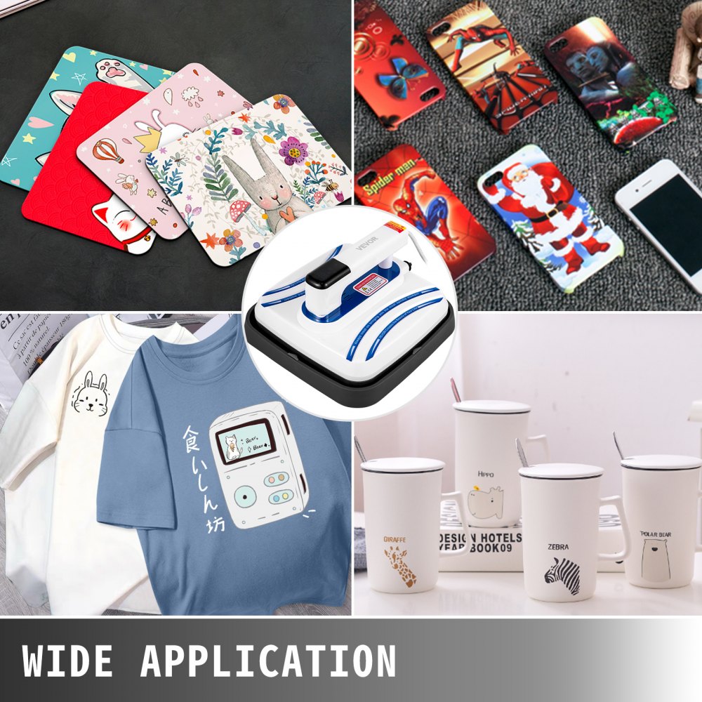 Vevor Mini Tragbare Transferpresse Tragbare Heißpress Hitzepresse 25x25cm