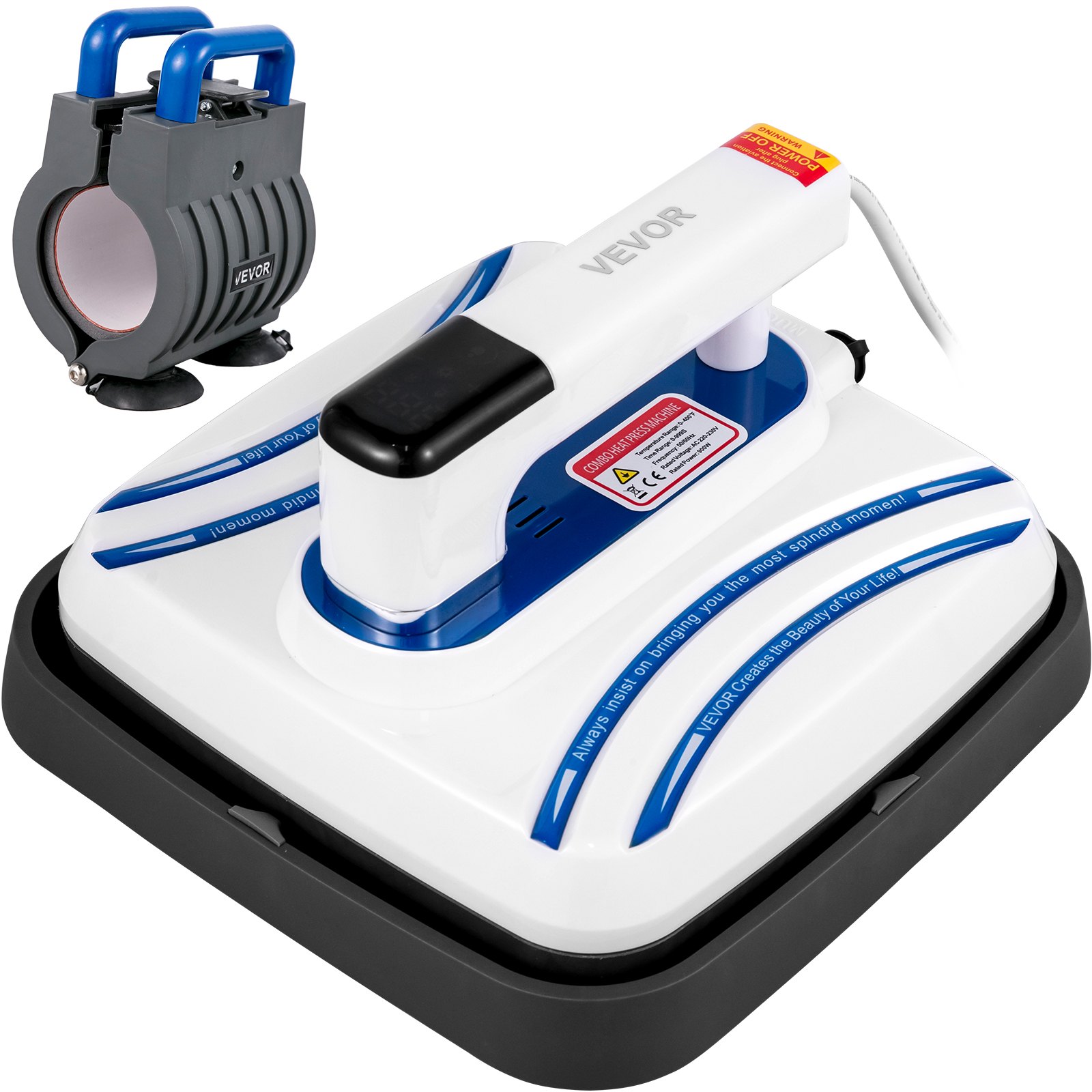 Vevor Mini Tragbare Transferpresse Tragbare Heißpress Hitzepresse 25x25cm