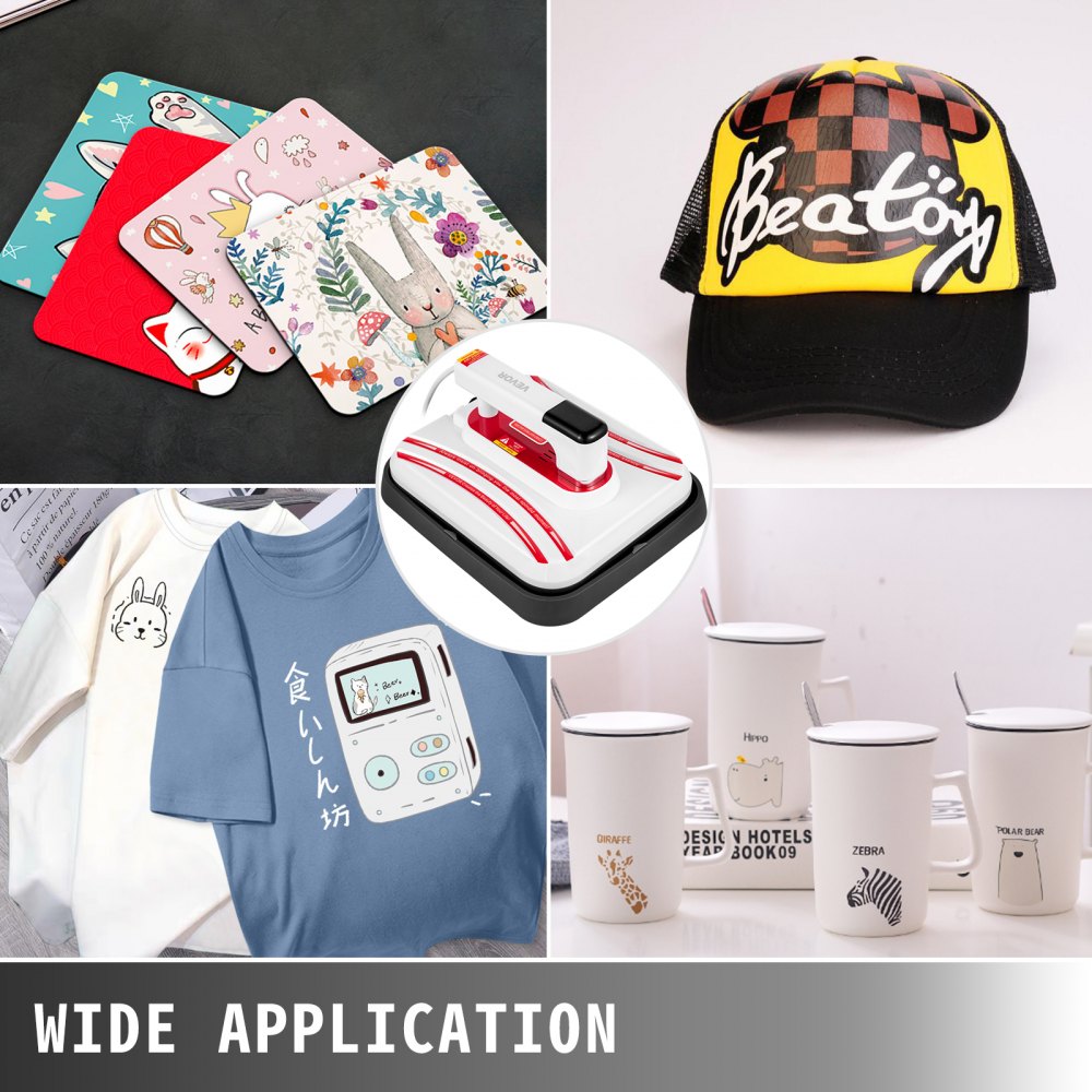 Veovr Mini Transferpresse 3 In 1 Tragbare Heißpress 30 X 25 Cm Hitzepresse