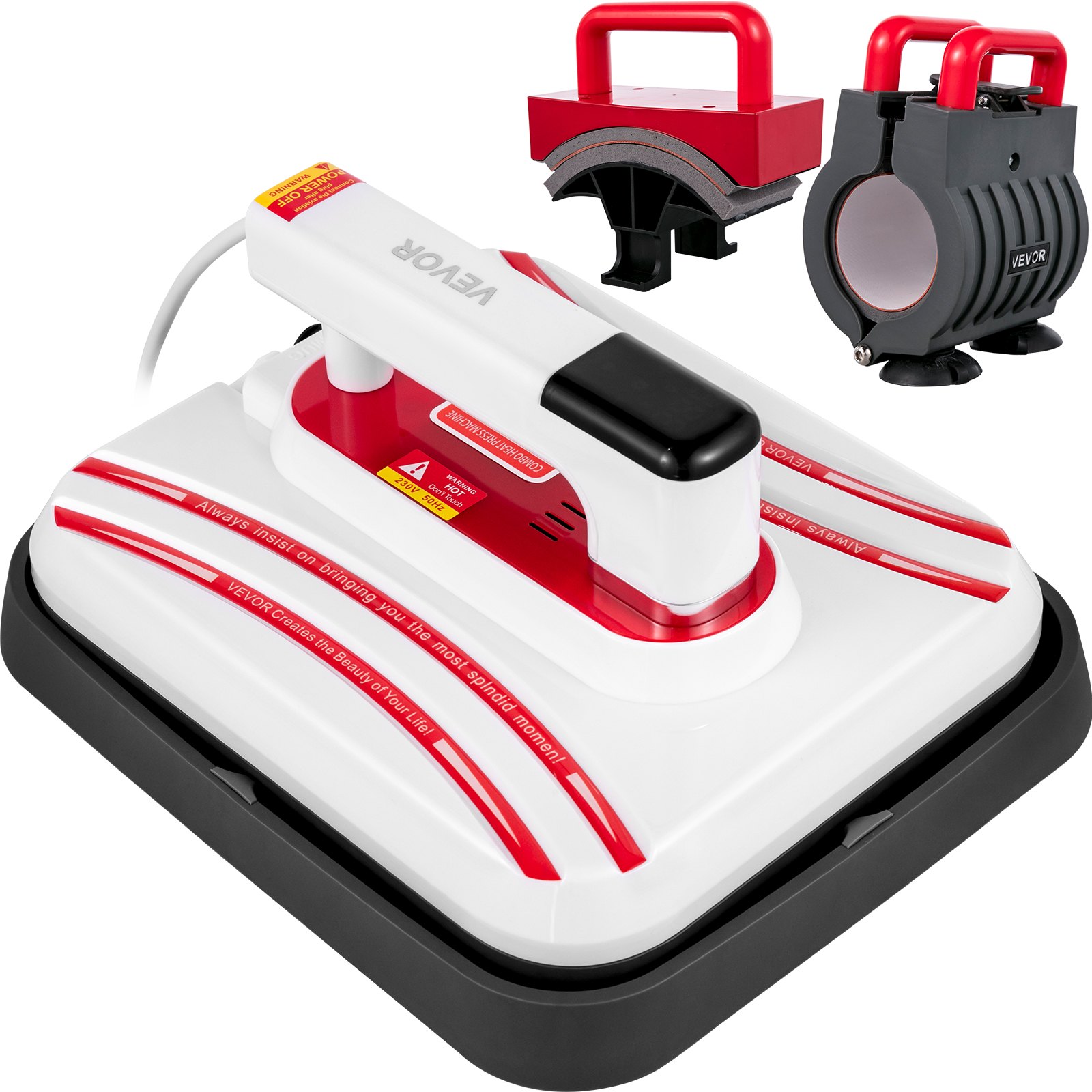 Veovr Mini Transferpresse 3 In 1 Tragbare Heißpress 30 X 25 Cm Hitzepresse