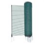 VEVOR Begrenzungszaun 25x1,2 m, Weidezaun aus PE, Mobiler Hundezaun mit Doppelspitzenpfählen & Abspannseilen, Hühnerzaun, Gartenzaun, Campingzaun für Hunde, Hühner, Pflanzen, Außenbereiche