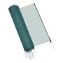 VEVOR Begrenzungszaun 25x1,2 m, Weidezaun aus PE, Mobiler Hundezaun mit Doppelspitzenpfählen & Abspannseilen, Hühnerzaun, Gartenzaun, Campingzaun für Hunde, Hühner, Pflanzen, Außenbereiche