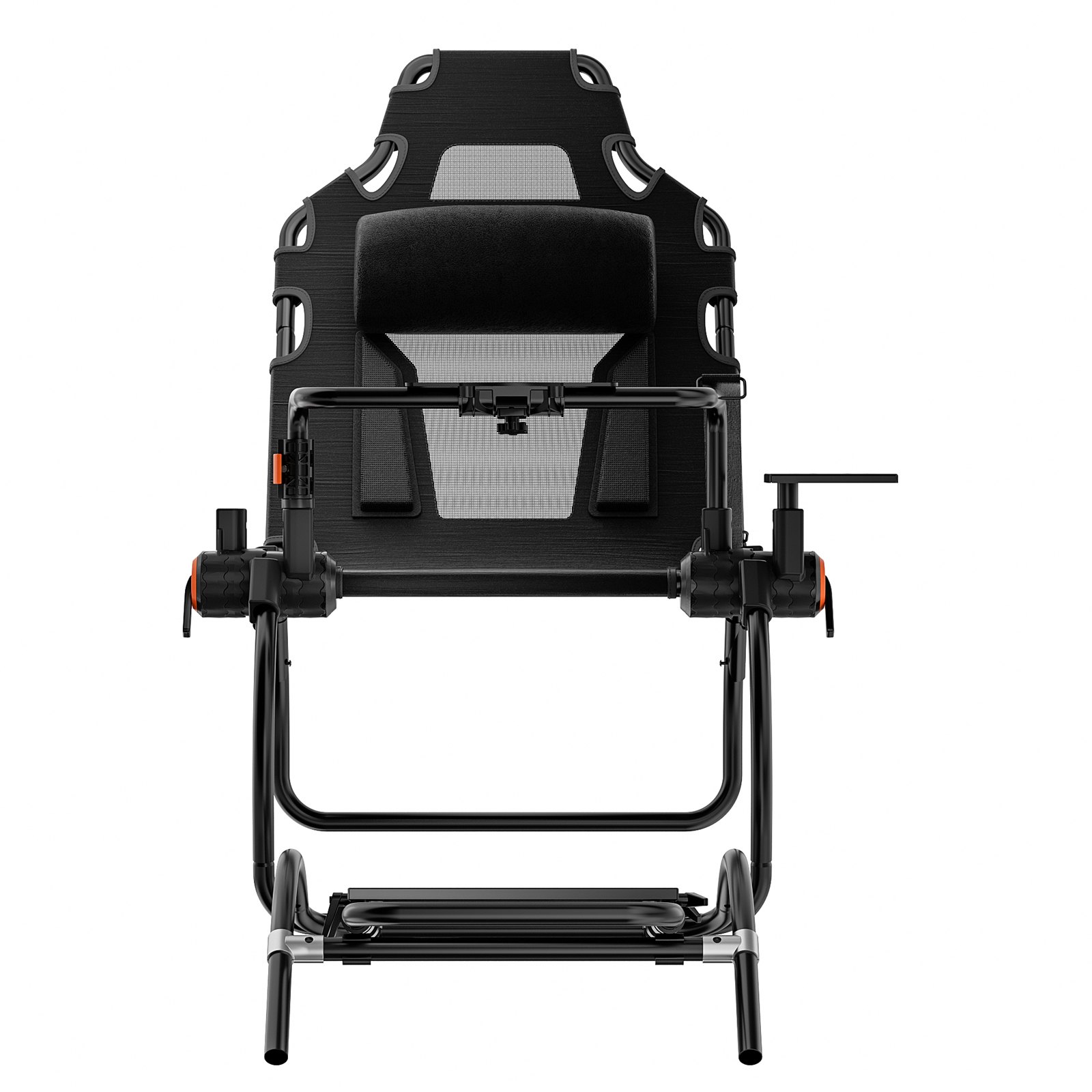 VEVOR Rennlenkradständer, faltbar, für Logitech G923/G920/G29, Lenkradständer und Fußpedalwinkel einstellbar, Racing Simulator Cockpit aus Stahl – Thrustmaster T248P, Fanatec, Hori, kompakt