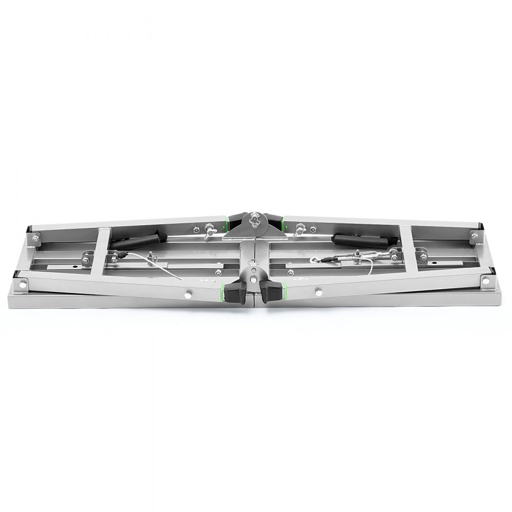 VEVOR Arbeitsplattform 500-740 mm, zusammenklappbare Trittleiter aus legiertem Stahl, tragbare Arbeitsbühne, Tragkraft 180 kg, Trittbank Hocker zum Malen von Trockenbauwänden, Reinigen, Waschen