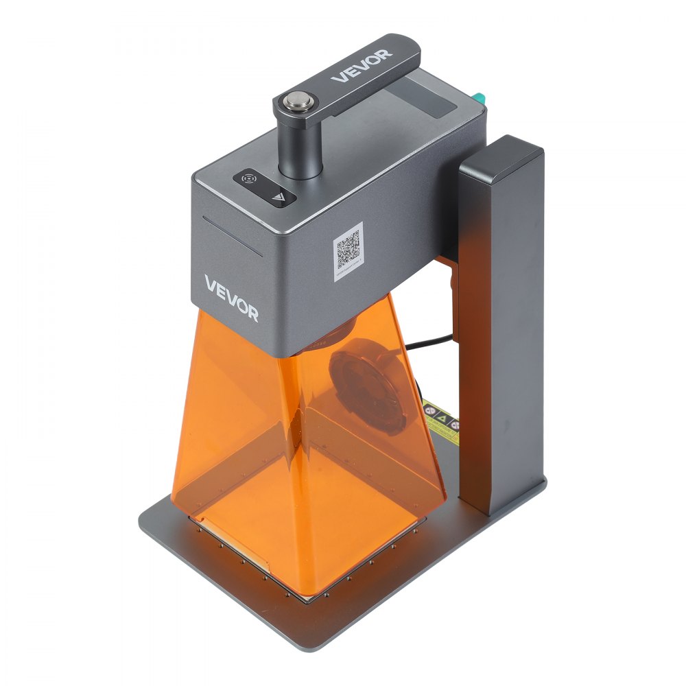 VEVOR Tragbarer Lasergravierer 5000 mm/s, Gravier- & Schneidemaschine, 12 W Handlaser (Blau), Gravurgenauigkeit 0,01 x 0,01 mm, DIY-Gravierwerkzeug für Holz, Acryl, Leder, Stoff, Klasse 4