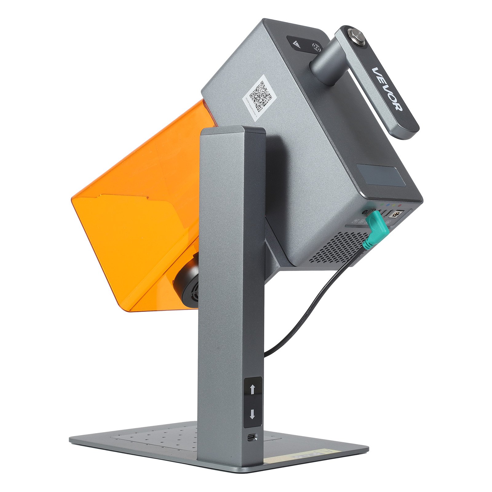 VEVOR Tragbarer Lasergravierer 5000 mm/s, Gravier- & Schneidemaschine, 12 W Handlaser (Blau), Gravurgenauigkeit 0,01 x 0,01 mm, DIY-Gravierwerkzeug für Holz, Acryl, Leder, Stoff, Klasse 4