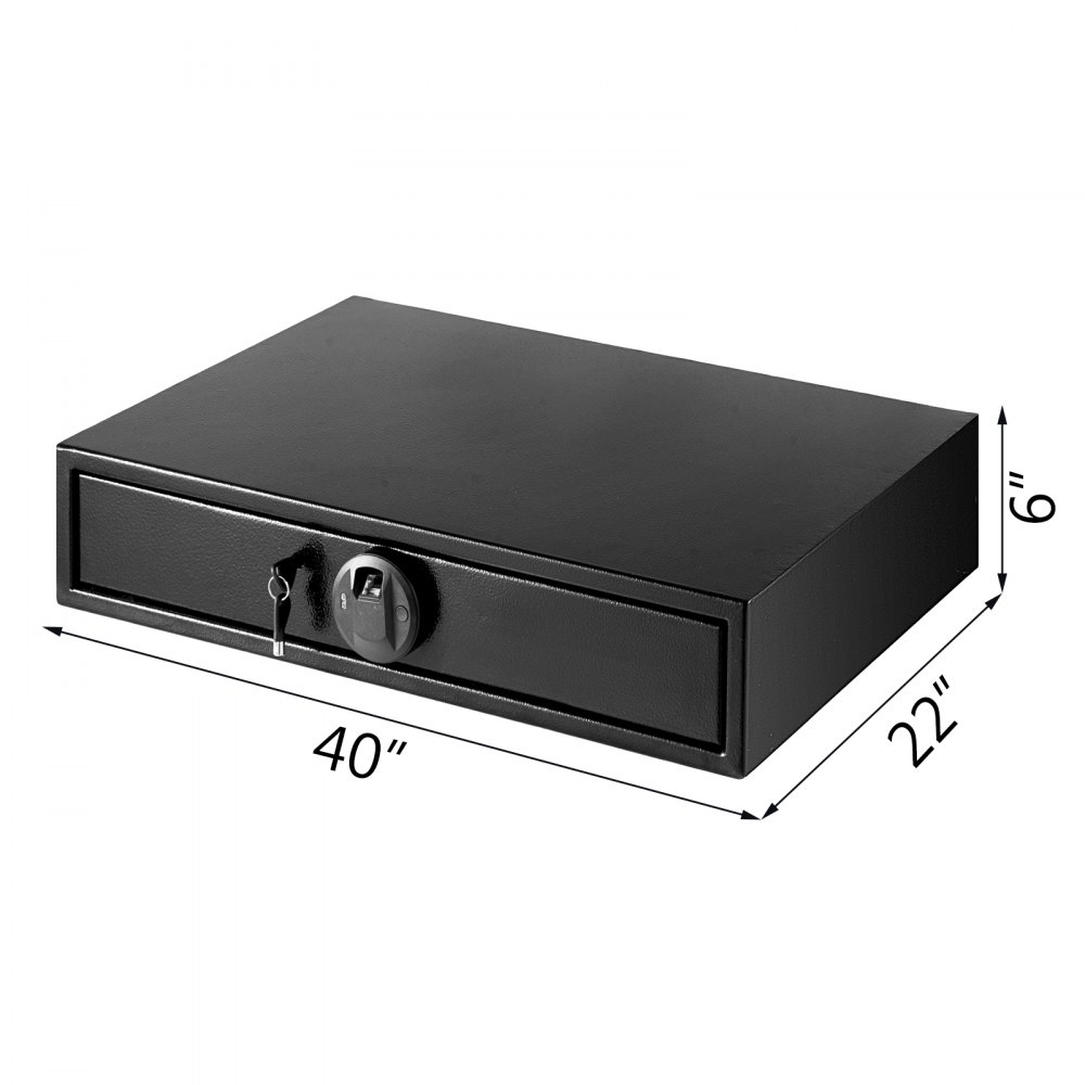 Vevor Under Bed Safe Unter Dem Bett Safe Fingerabdruck Under Bed Aufbewahrungsschublade