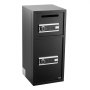 VEVOR Double Door Safe Box, 93.45 L, Heavy Duty Home Safe with Electronic Keypad, Anti-Theft, Digital Safety Lock Box with Key, Drop Slot, for Money, Firearm, Jewelry, Document, Valuables, Black