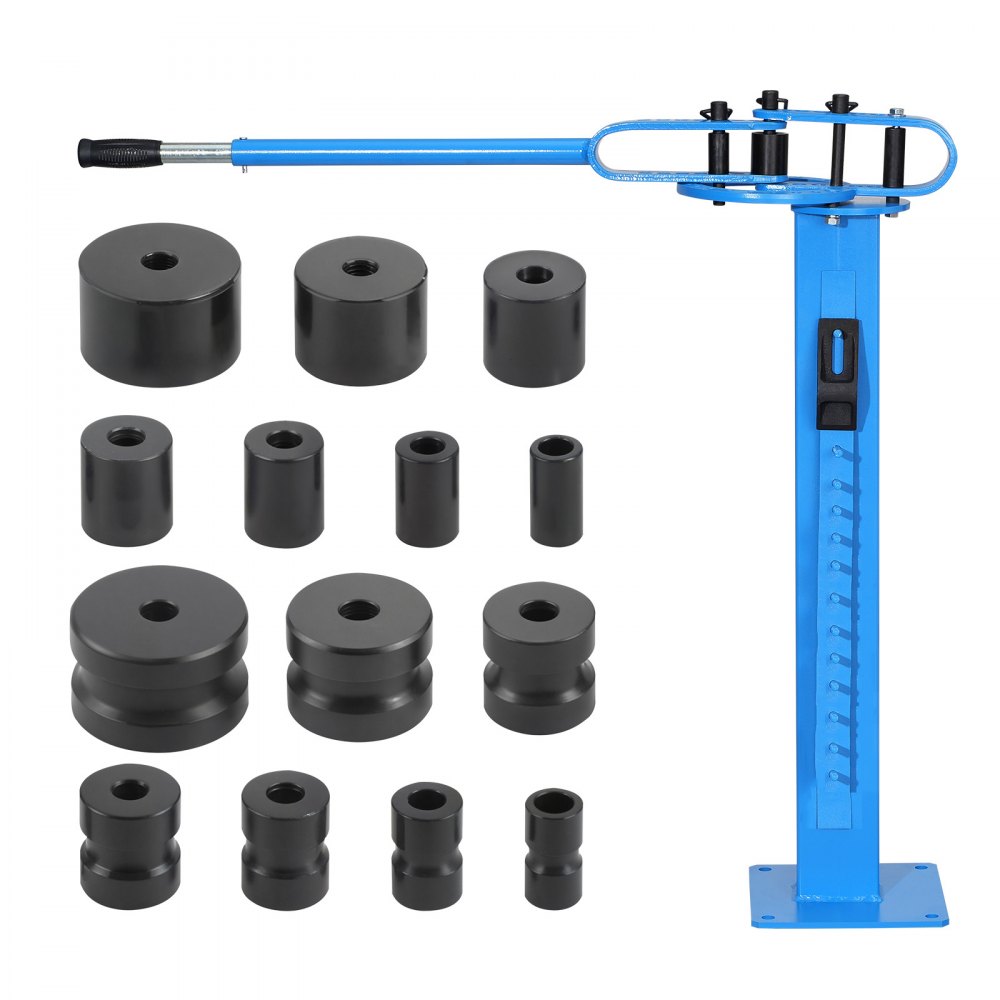 VEVOR Rohrbieger, Rohrbiegegerät mit max. 50,8 mm Außendurchmesser & 14 Biegematrizen, 200° Rohrbiegewerkzeug für Kupfer-, Aluminium- & Eisenrohre, HVAC-, Klimaanlagen-, Kühlschrank- & Autoreparatur