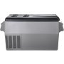 VEVOR 35L Compressor Cooler Box Stainless Steel, Car Refrigerator 12/24V DC & 220V AC, Portable Mini Fridge -20°C to 20°C, Insulated Box Ideal for Car, Truck, Motorhome, Camping Holidays
