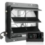 VEVOR Abluftventilator, 356 mm,Temperatur-Feuchtigkeitsregler, EC-Motor, 1024 CFM, Wandlüfter mit variabler Geschwindigkeitsregelung zur Wandmontage, Belüftung und Kühlung für Gewächshäuser, Garagen
