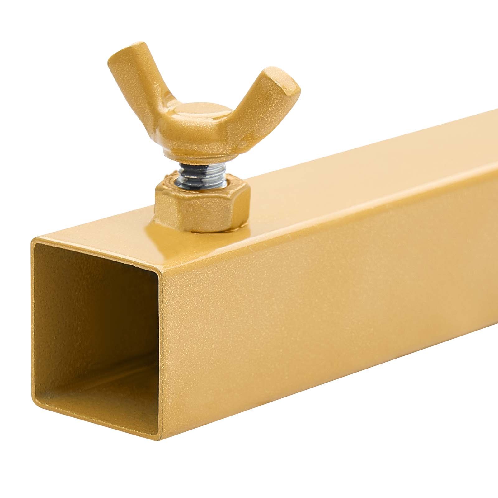 VEVOR Hochzeitsbogen, 2er-Set (2,2 m & 1,8 m), Hintergrundständer, goldfarbener Metallbogen, Traubogen, Ballonbogen mit Abdeckung für Hochzeiten, Geburtstagsfeiern, Feste & Zeremonien