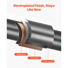 VEVOR Tischleuchte Tischlampe mit Stoffschirm Schwarz 2 Stk. Kabellos Aufladbar