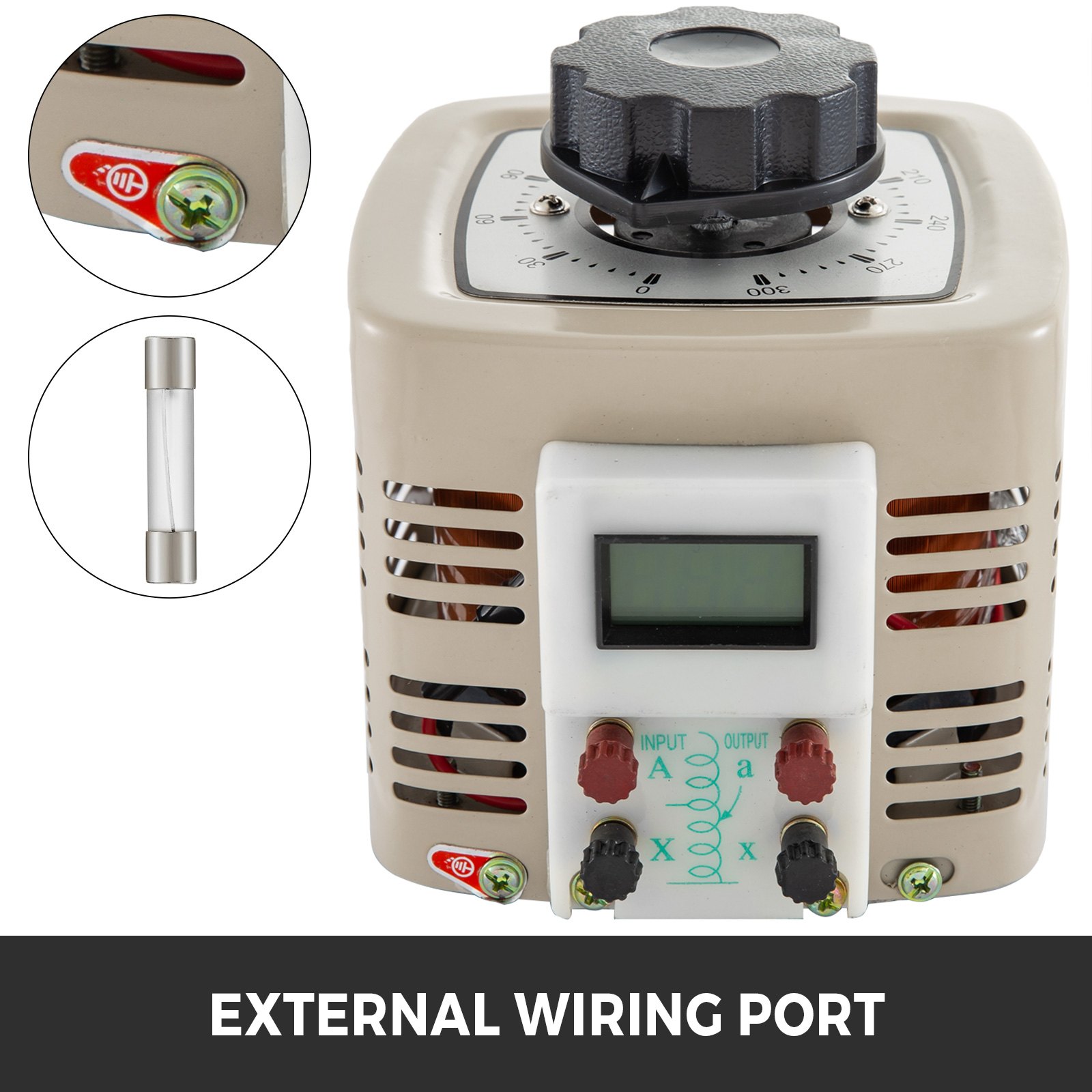 Stelltransformator 0.5kw Galvanisch Kompakt Einstellbar Stelltrafo Spartrafo