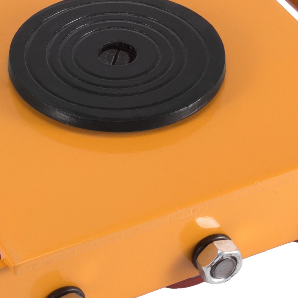 15t Panzerrollen Transportfahrwerk Maschinenheber 360 ° Drehung Pu Wheels