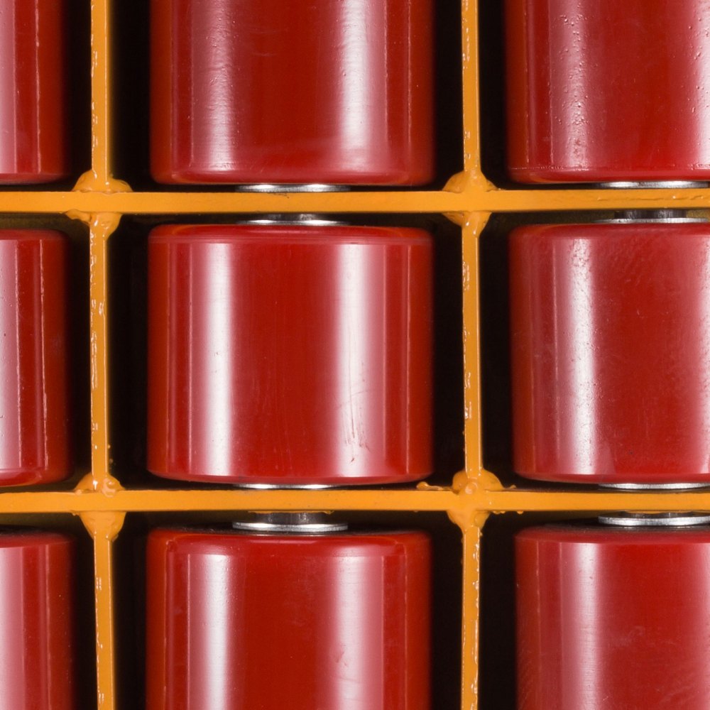 15t Panzerrollen Transportfahrwerk Maschinenheber 360 ° Drehung Pu Wheels