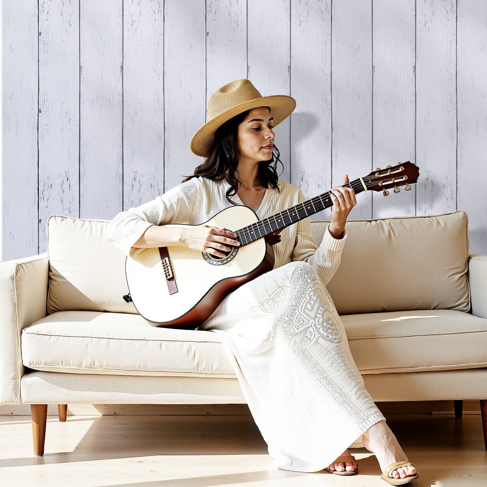 VEVOR Tapete selbstklebend, 45 cm x 12 m, Wandtapete, Klebefolie mit weißer Holzstruktur, wasserfest, Möbelfolie, dekorative Vinylrolle für Schlafzimmer, Küche, Büro, Badezimmer, Möbel