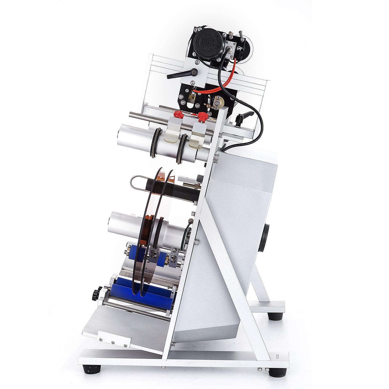 Sl-130 150w Runde Flasche Etikettiermaschine Etikettierer Mit Datum Drucker