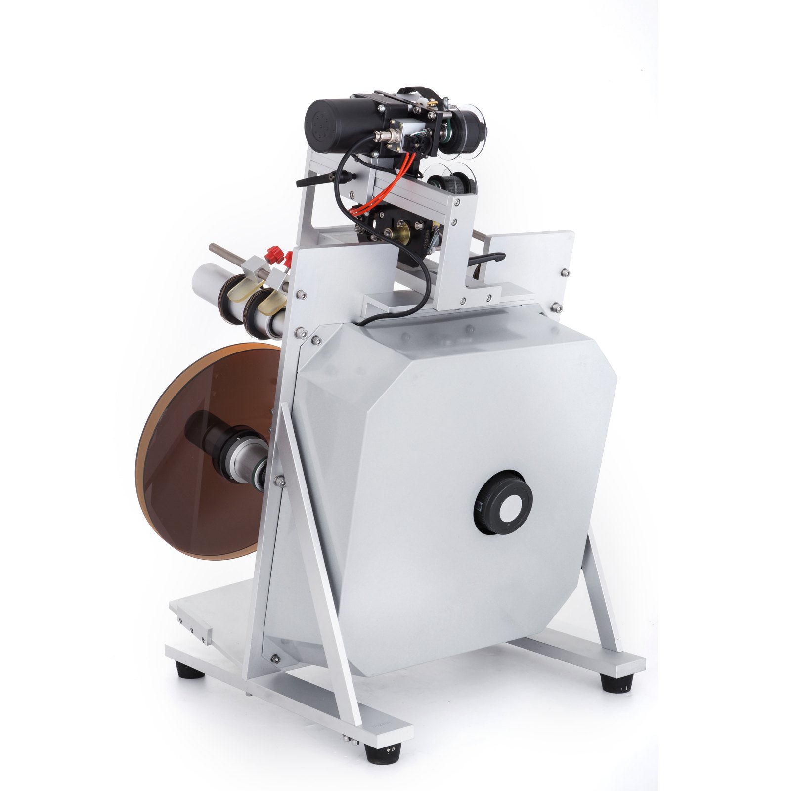 Sl-130 150w Runde Flasche Etikettiermaschine Etikettierer Mit Datum Drucker