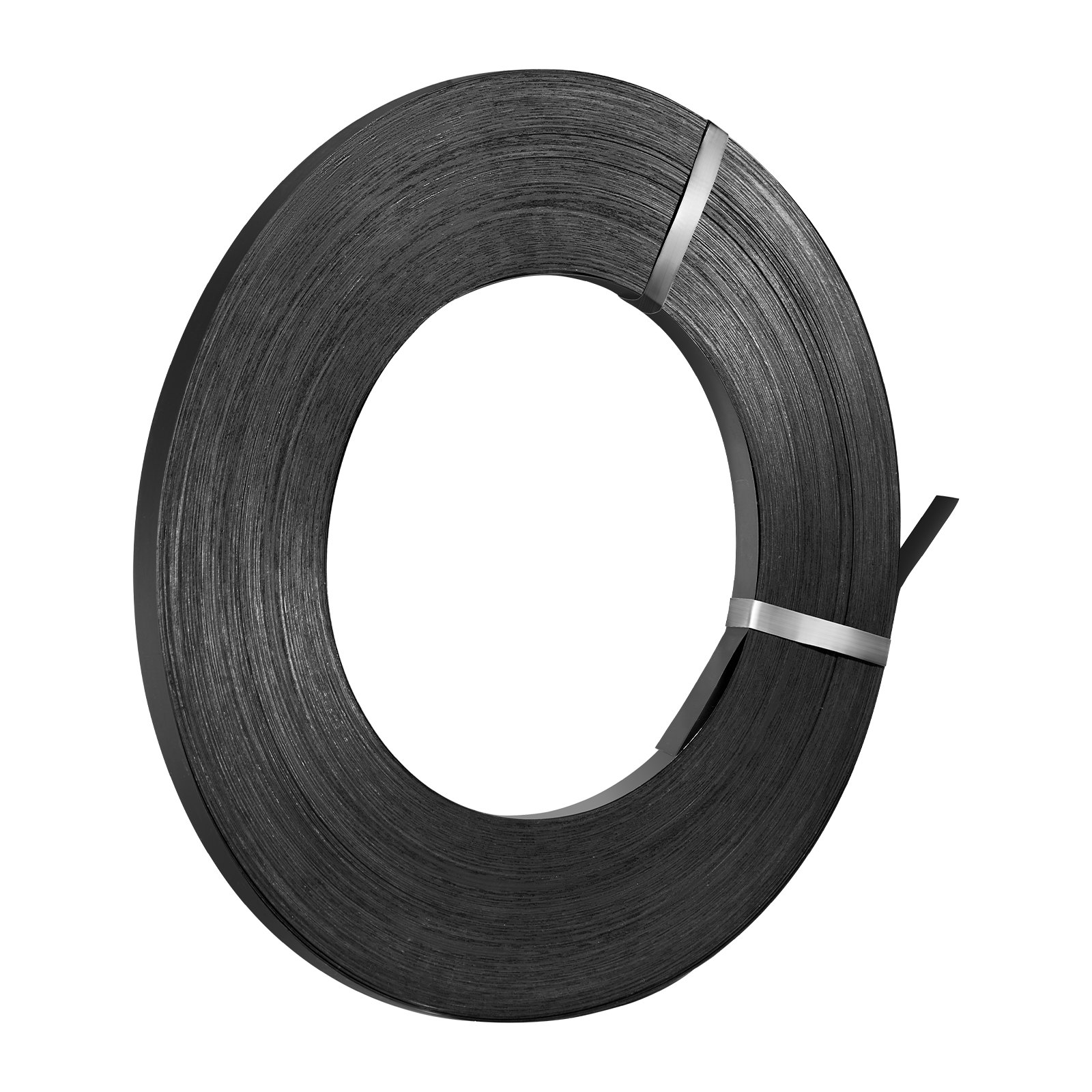 VEVOR Umreifungsstahlband, 19 mm x 55 mm x 500 m, Verpackungsstahlband, Metallbandrolle, Stahlband, 770 kg Bruchfestigkeit, Stahlumreifungsbänder, Hochleistungsbandrolle für Palettenverpackung