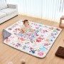 VEVOR Baby-Spielmatte, extragroße 180 x 200 cm Baby-Krabbelmatte, rutschfeste einteilige, verdickte, weiche Babymatte, faltbare Bodenmatte, wasserdichte Aktivitätsspielmatten für Babys, Kleinkinder und Säuglinge, maschinenwaschbar