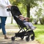 VEVOR Kinderwagen, mit 95°-175° verstellbarer Rückenlehne und 0/90° verstellbarer Fußstütze und Ein-Klick-Faltfunktion, Kinderbuggy für Neugeborene mit Getränkehalter und Tragetasche, Schwarz