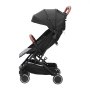 VEVOR Kinderwagen, mit 95°-175° verstellbarer Rückenlehne und 0/90° verstellbarer Fußstütze und Ein-Klick-Faltfunktion, Kinderbuggy für Neugeborene mit Getränkehalter und Tragetasche, Schwarz