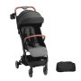 VEVOR Kinderwagen, mit 95°-175° verstellbarer Rückenlehne und 0/90° verstellbarer Fußstütze und Ein-Klick-Faltfunktion, Kinderbuggy für Neugeborene mit Getränkehalter und Tragetasche, Schwarz