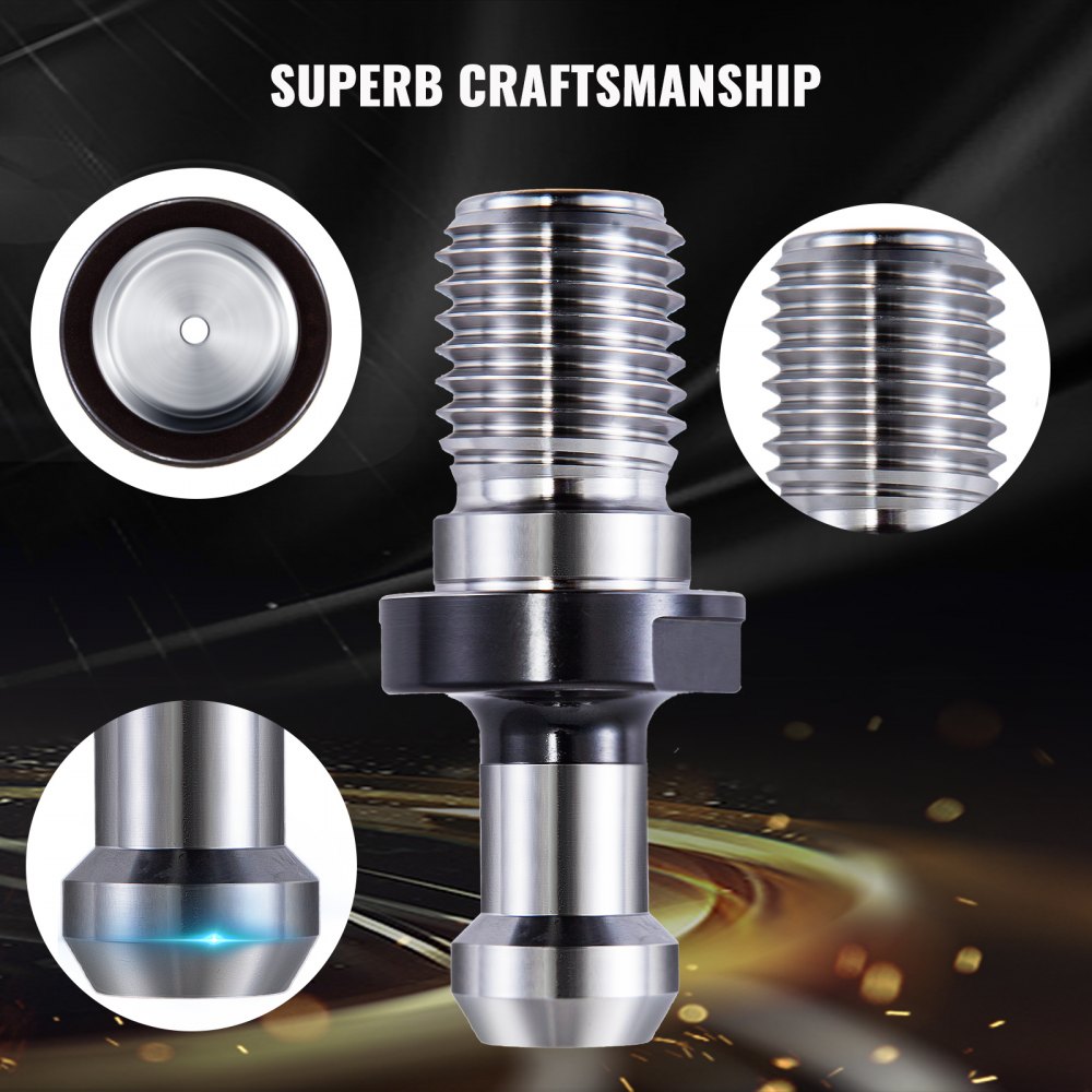 Vevor 5stk Cat50 Fräsen Werkzeughalter Anzugsbolzen Retention Knob 85 Mm Cnc