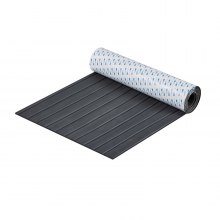 VEVOR Bootsbodenbelag, Bootsdeck aus EVA-Schaum, 2400 x 600 x 6 mm, rutschfester, selbstklebender Bodenbelag, 14400 cm² großer Marineteppich für Boote, Yachten, Pontons, Kajakdecks