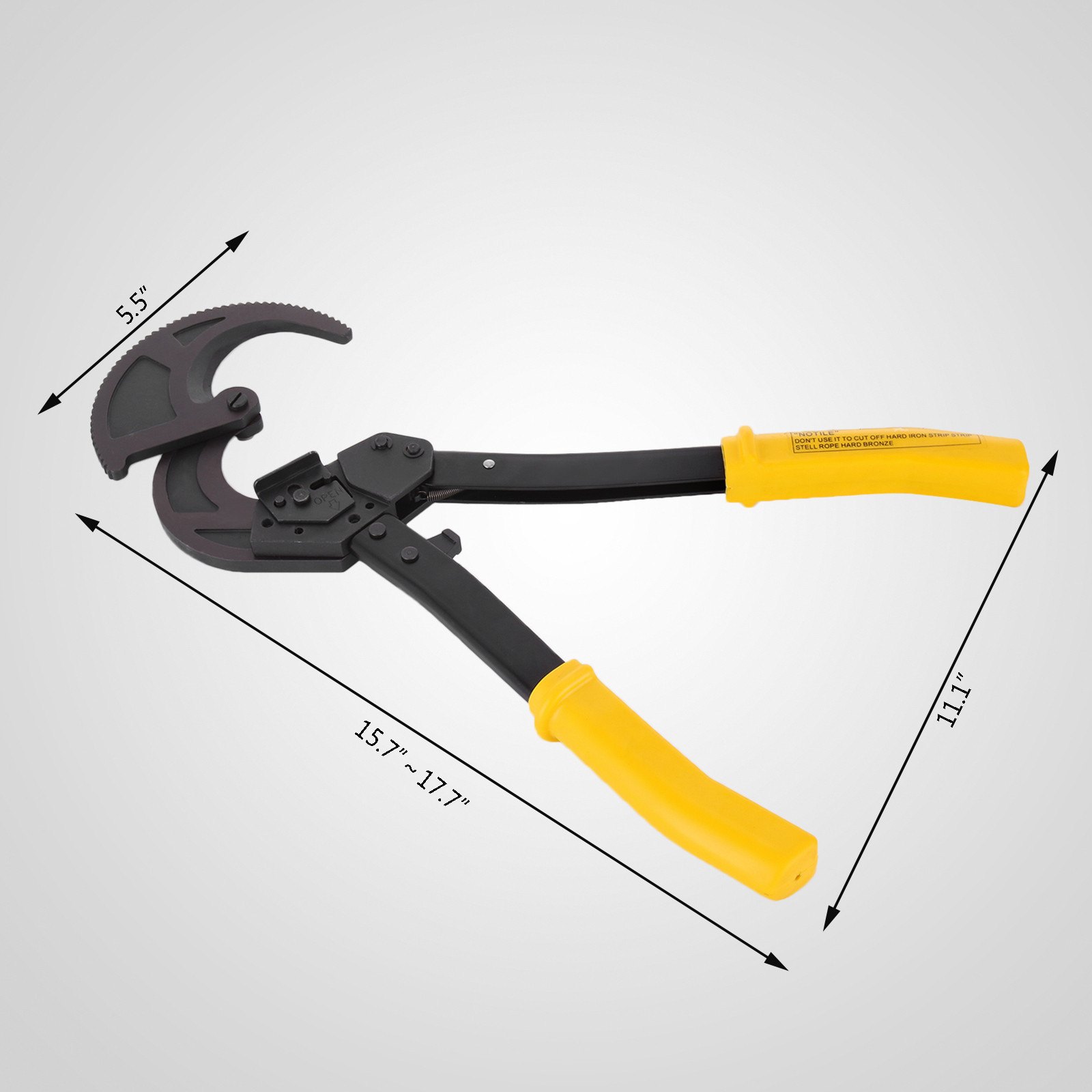 Kabelschere, Kabelschneider Bis 500mm² Mit Ratsche Für Kupfer Alu U. Kabel