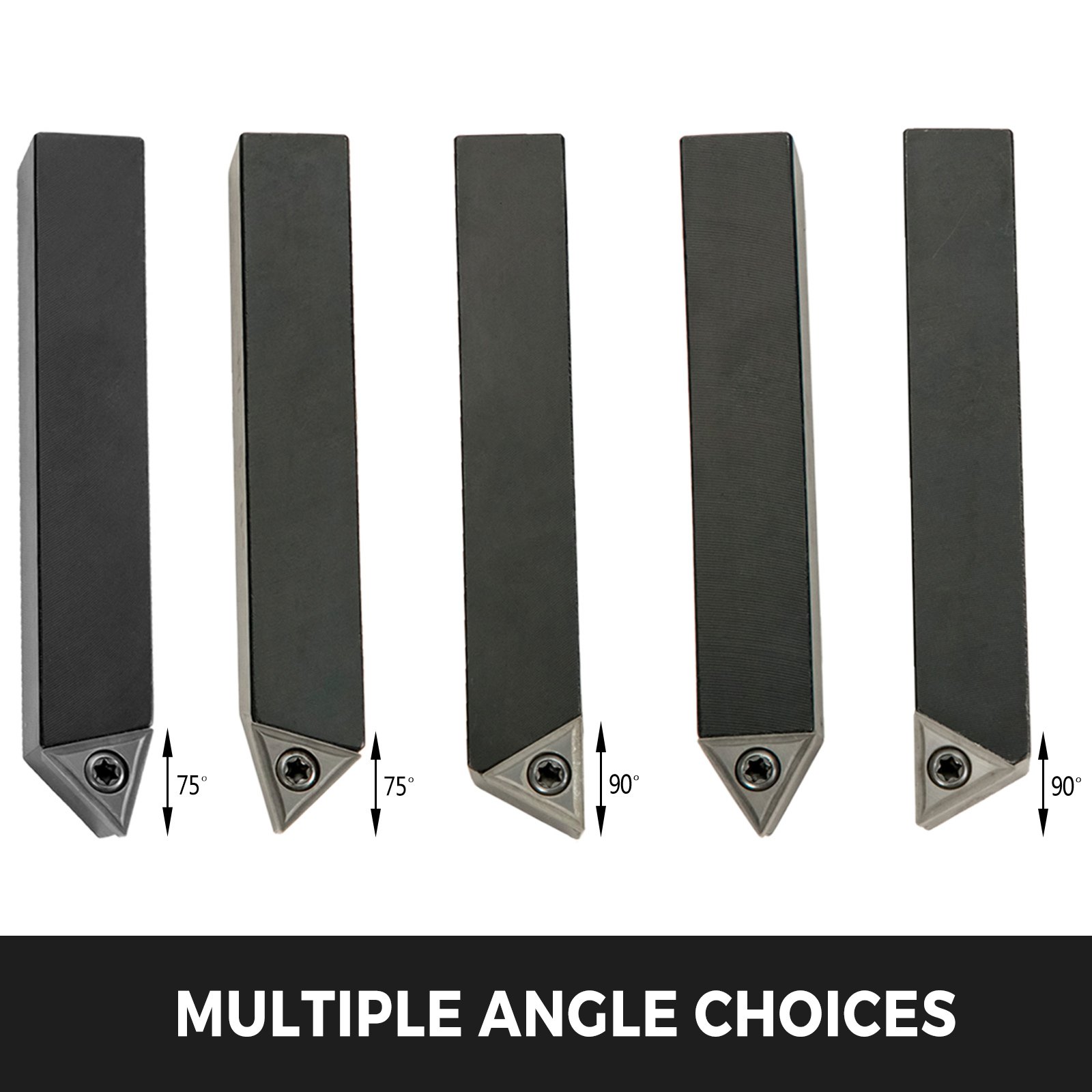 Drehmeißel-set Mit Wendeplatten Drehmeißel Wendeplatten Schwarz 10 Mm 5-teilig