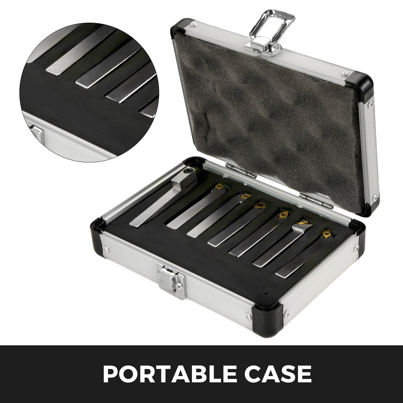 Drehmeißel Set Mit Wendeplatten Wendeplatten 3/8 Zoll Verzinkt 7teiliges Set