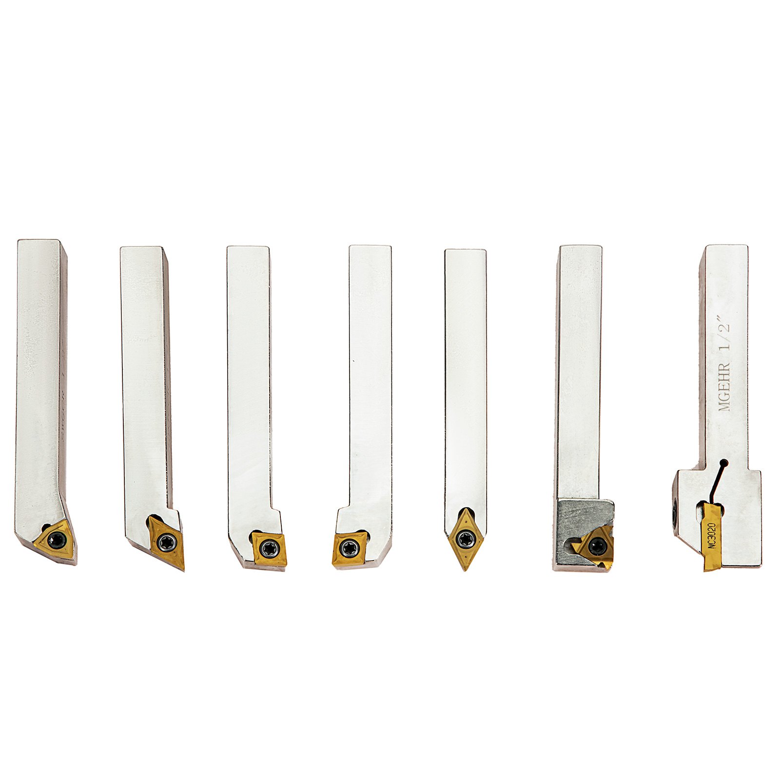 Drehmeißel-set Mit Wendeplattendrehmeißel Wendeplatten1/2 Zoll Verzinkt 7-teilig