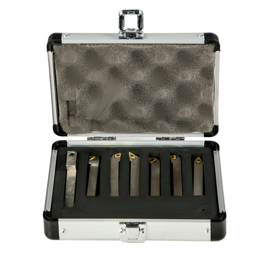 Drehmeißel Drehmeißel Wendeplatten Verzinkt 7 Tlg Indexierbar Drehwerkzeugsatz