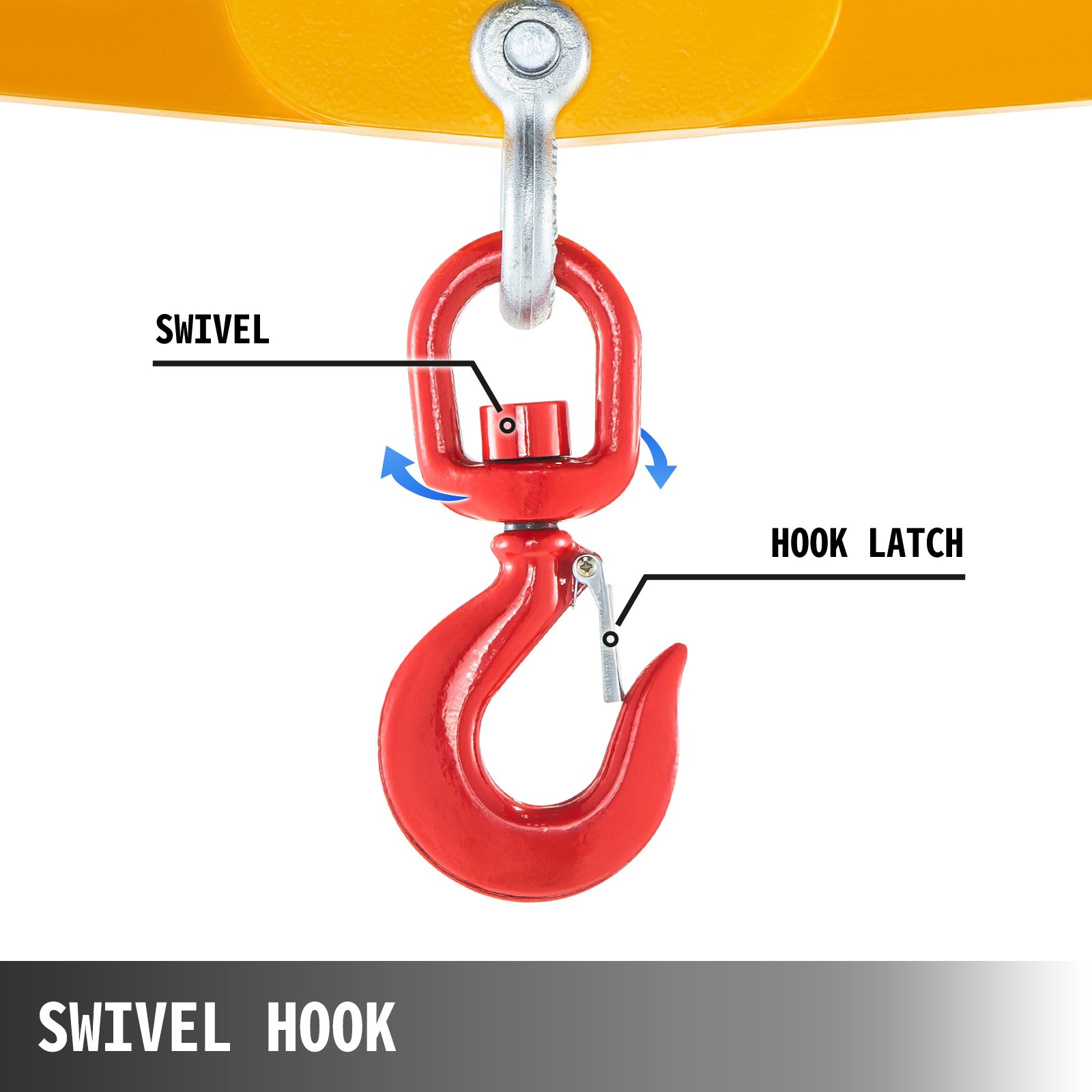 Vevor Lasthaken Gabelstapler Tragkraft Transporthaken Staplergabeln 3 T Drehbar