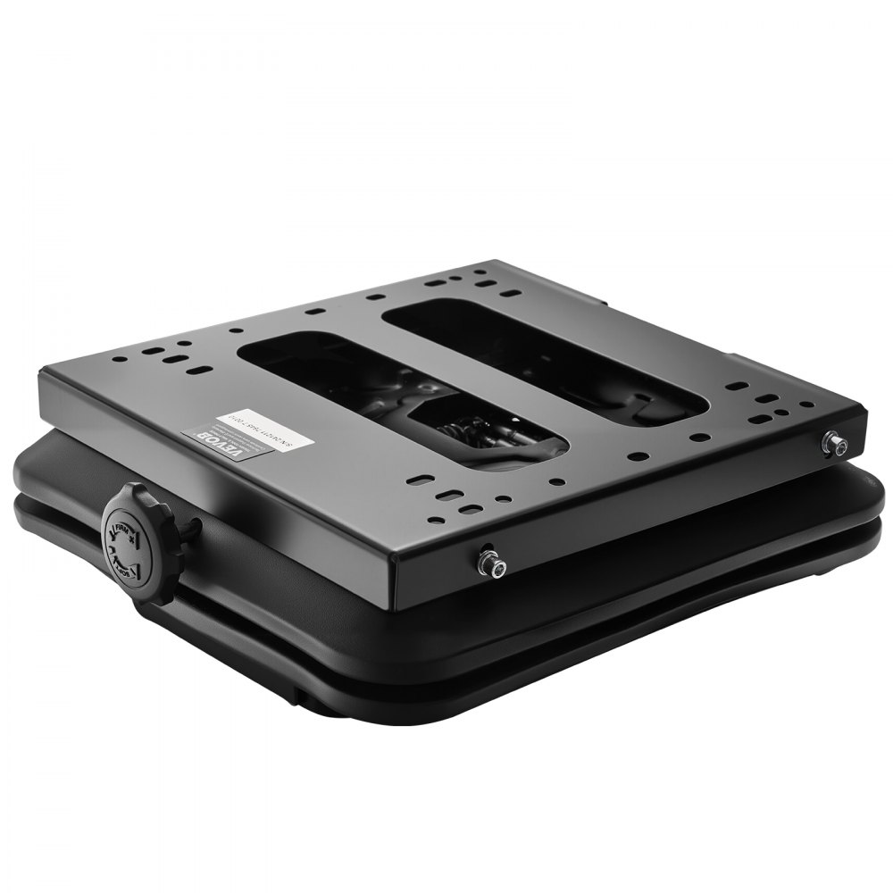 VEVOR Sitzfederungssatz 490x420x150 mm ohne Sitzgleitschiene, universelle Luftfederung für Zero-Turn-Rasenmäher, mit Staubschutz, Traktor-Sitzfederungssatz für Gabelstapler, Bulldozer