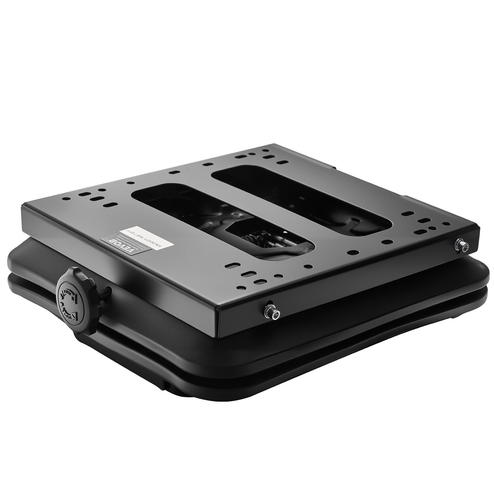 VEVOR Sitzfederungssatz 490x420x150 mm ohne Sitzgleitschiene, universelle Luftfederung für Zero-Turn-Rasenmäher, mit Staubschutz, Traktor-Sitzfederungssatz für Gabelstapler, Bulldozer